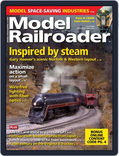 Model Railroader April 1st, 2020 Digital Back Issue Cover