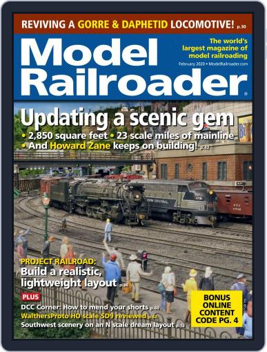 Model Railroader February 1st, 2020 Digital Back Issue Cover