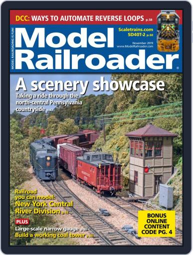 Model Railroader November 1st, 2019 Digital Back Issue Cover