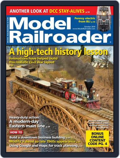 Model Railroader October 1st, 2019 Digital Back Issue Cover