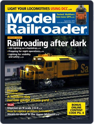Model Railroader September 1st, 2019 Digital Back Issue Cover