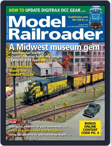 Model Railroader August 1st, 2019 Digital Back Issue Cover