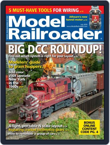 Model Railroader July 1st, 2019 Digital Back Issue Cover
