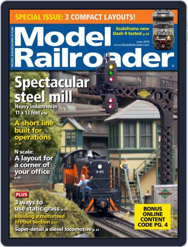 Model Railroader June 1st, 2019 Digital Back Issue Cover