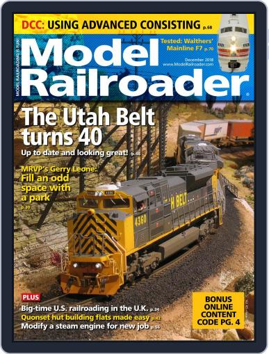 Model Railroader December 1st, 2018 Digital Back Issue Cover