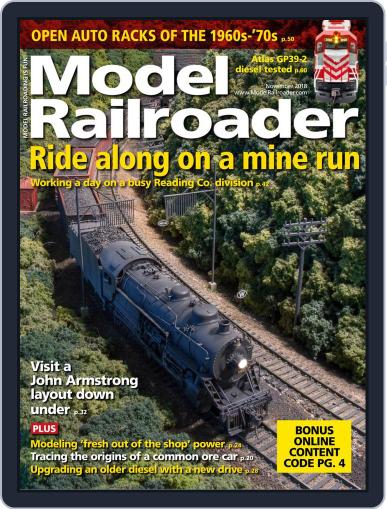 Model Railroader November 1st, 2018 Digital Back Issue Cover