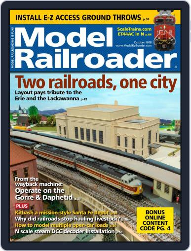 Model Railroader October 1st, 2018 Digital Back Issue Cover