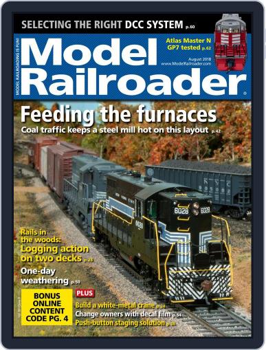 Model Railroader August 1st, 2018 Digital Back Issue Cover