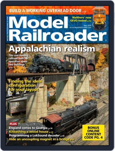 Model Railroader May 1st, 2018 Digital Back Issue Cover