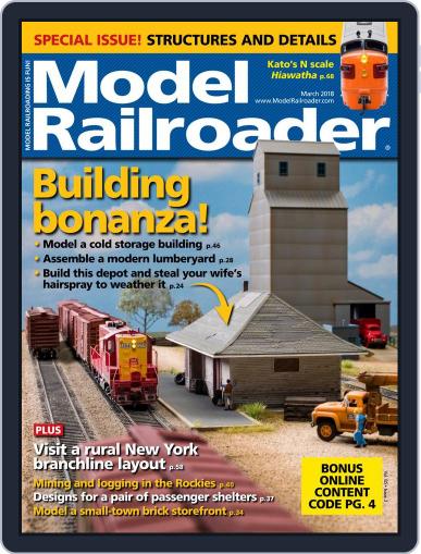 Model Railroader March 1st, 2018 Digital Back Issue Cover