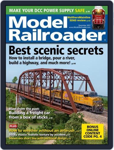 Model Railroader December 1st, 2017 Digital Back Issue Cover