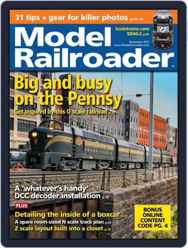Model Railroader November 1st, 2017 Digital Back Issue Cover