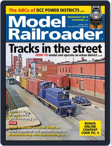 Model Railroader October 1st, 2017 Digital Back Issue Cover