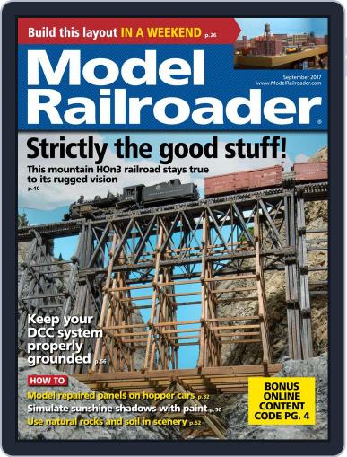 Model Railroader September 1st, 2017 Digital Back Issue Cover