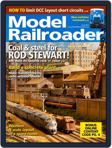 Model Railroader June 1st, 2017 Digital Back Issue Cover