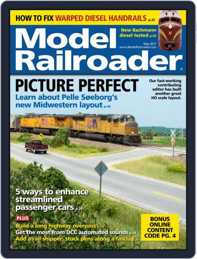Model Railroader May 1st, 2017 Digital Back Issue Cover