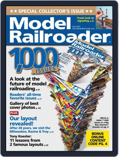 Model Railroader April 1st, 2017 Digital Back Issue Cover