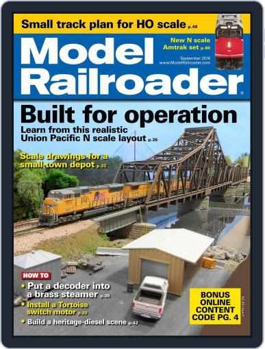 Model Railroader July 22nd, 2016 Digital Back Issue Cover