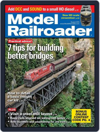 Model Railroader June 24th, 2016 Digital Back Issue Cover