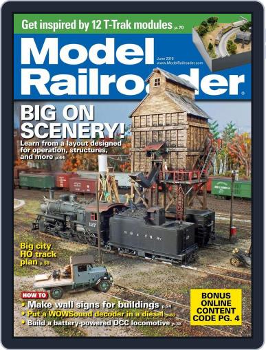 Model Railroader April 22nd, 2016 Digital Back Issue Cover