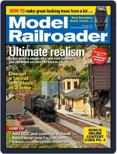 Model Railroader October 1st, 2015 Digital Back Issue Cover