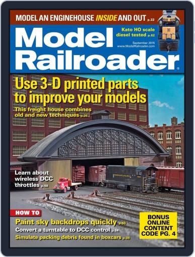Model Railroader July 10th, 2015 Digital Back Issue Cover