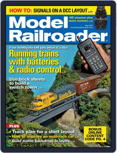 Model Railroader May 1st, 2015 Digital Back Issue Cover