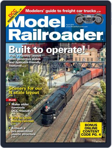 Model Railroader April 1st, 2015 Digital Back Issue Cover