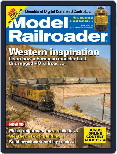 Model Railroader February 1st, 2015 Digital Back Issue Cover
