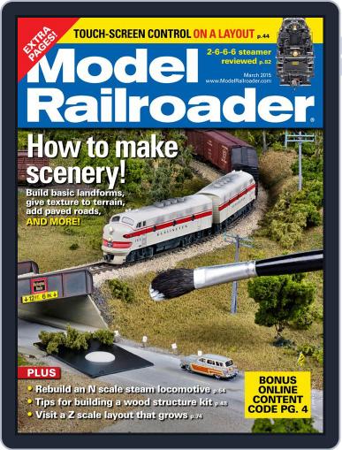 Model Railroader January 23rd, 2015 Digital Back Issue Cover