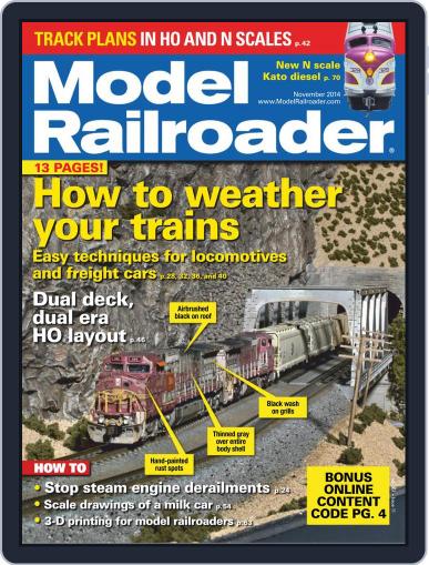 Model Railroader September 25th, 2014 Digital Back Issue Cover