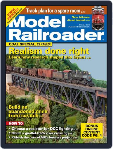 Model Railroader August 22nd, 2014 Digital Back Issue Cover