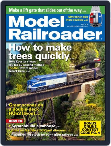 Model Railroader March 21st, 2014 Digital Back Issue Cover