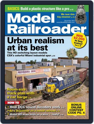 Model Railroader October 26th, 2013 Digital Back Issue Cover
