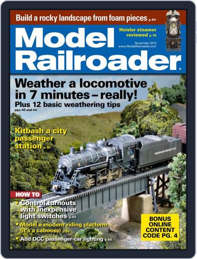 Model Railroader September 21st, 2013 Digital Back Issue Cover