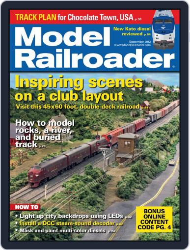 Model Railroader July 20th, 2013 Digital Back Issue Cover