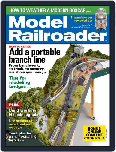 Model Railroader June 22nd, 2013 Digital Back Issue Cover