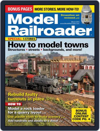 Model Railroader January 26th, 2013 Digital Back Issue Cover