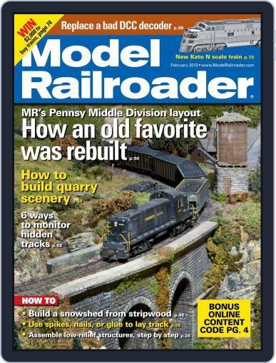 Model Railroader December 22nd, 2012 Digital Back Issue Cover