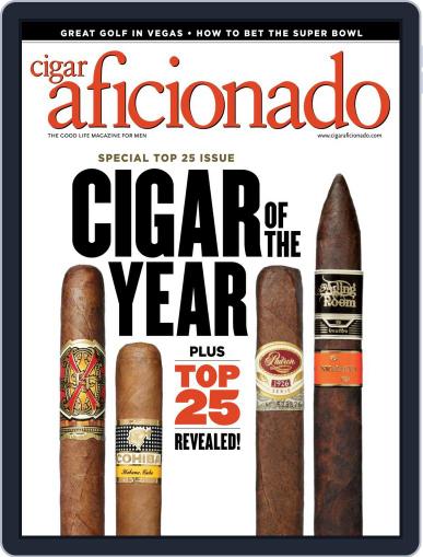 Cigar Aficionado January 1st, 2020 Digital Back Issue Cover