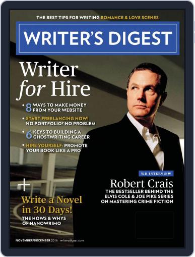 Writer's Digest November 1st, 2016 Digital Back Issue Cover