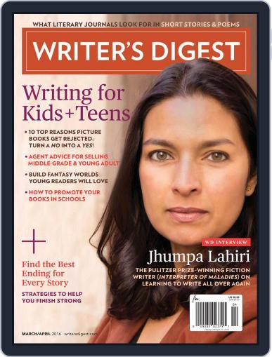 Writer's Digest February 23rd, 2016 Digital Back Issue Cover