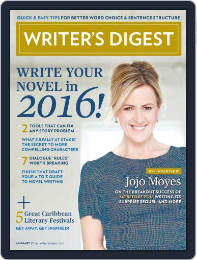 Writer's Digest January 1st, 2016 Digital Back Issue Cover