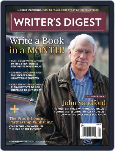 Writer's Digest October 14th, 2014 Digital Back Issue Cover