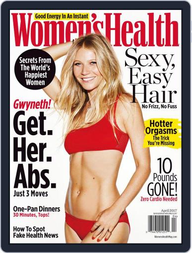 Women's Health April 1st, 2017 Digital Back Issue Cover
