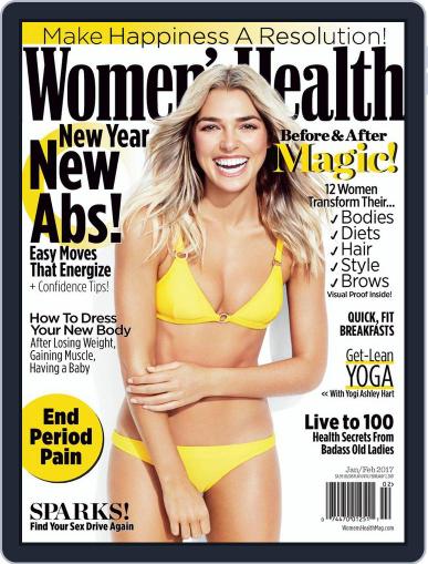 Women's Health January 1st, 2017 Digital Back Issue Cover