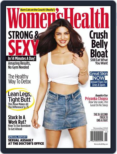 Women's Health November 1st, 2016 Digital Back Issue Cover