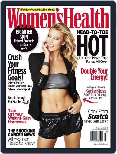 Women's Health October 1st, 2016 Digital Back Issue Cover