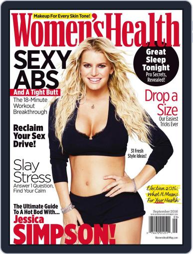Women's Health September 1st, 2016 Digital Back Issue Cover