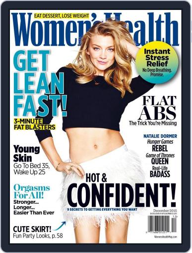 Women's Health November 24th, 2015 Digital Back Issue Cover